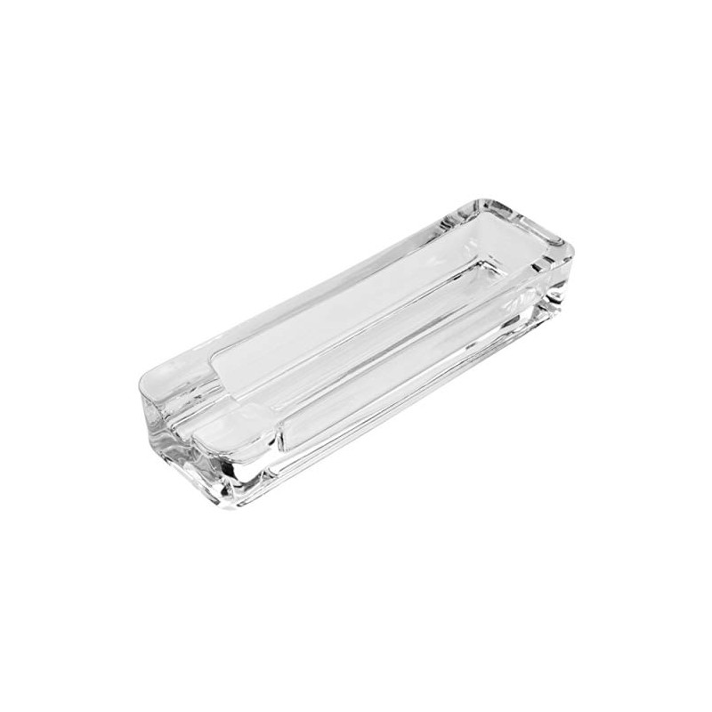 GERMANUS Glass cigar ashtray with a shelf I