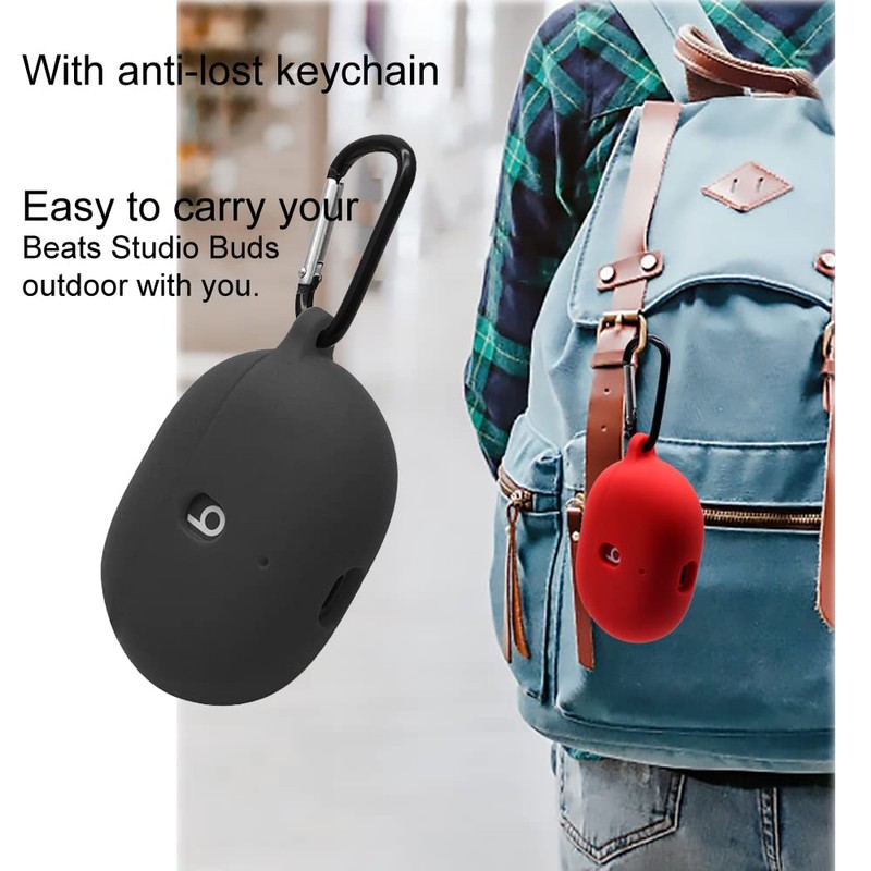 Claiol Silicone Case for Beats Studio Buds, Premium Shockproof Silicone