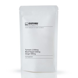Turmeric 2,500mg, Black Pepper 630mg & Ginger 500mg Tablets (120)
