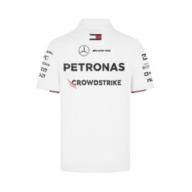 Mercedes AMG Petronas F1 Men's 2024 Team Polo - White - Size: XS