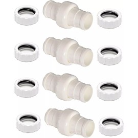 ATIE 4PK 360 Pool Cleaner Hose Swivel 9-100-3002 & Hose Nut 9-100-3109 Combo Kit