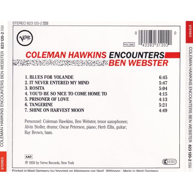 Coleman Hawkins Encounters Ben