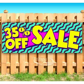 35 Perc Off Special Banner 13 oz | Non-Fabric | Heavy-Duty Vinyl Single-Sided With Metal Grommets