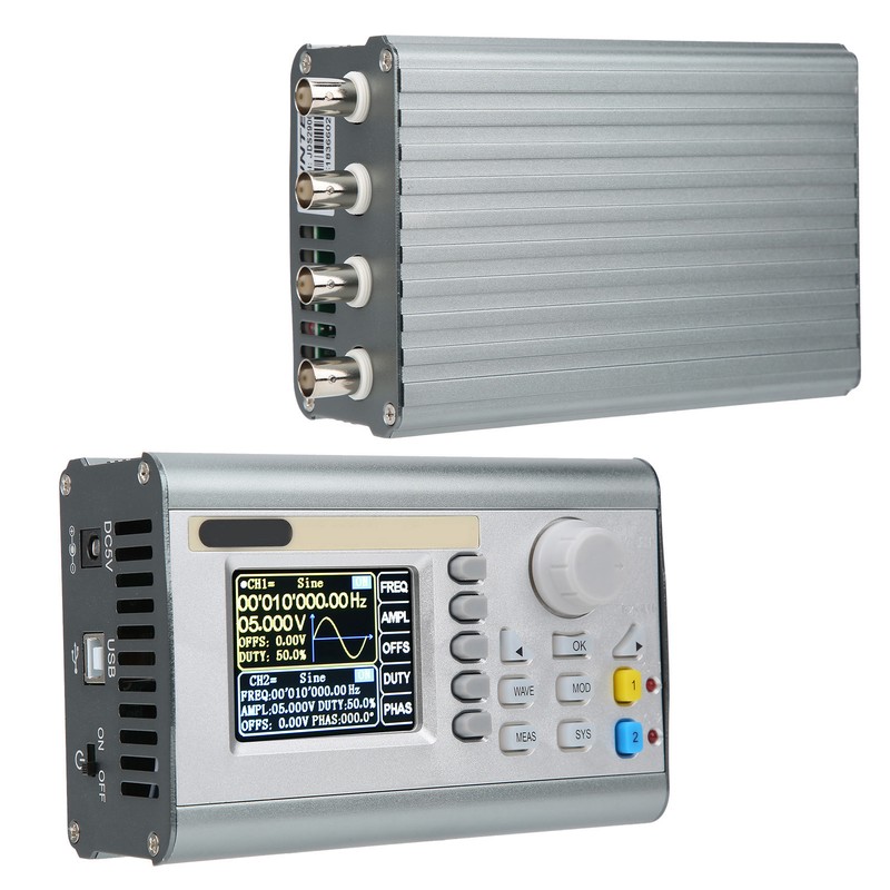 JDS2900-60M 2CH Function Arbitrary Waveform Signal Generator DDS Pulse Signal