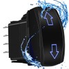 HOKAAER Arrows Momentary Rocker Switch Toggle (On)-Off-(On) 12V/20A 24V/10A Waterproof