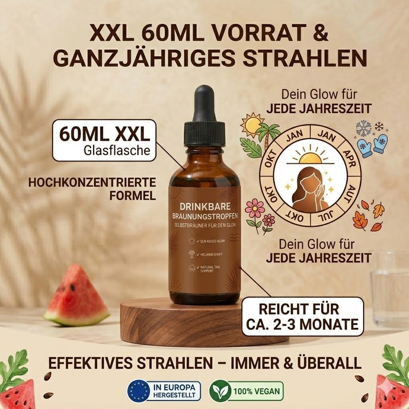 Tanning Drops for Drinking, Self Tanning Drops for Face and
