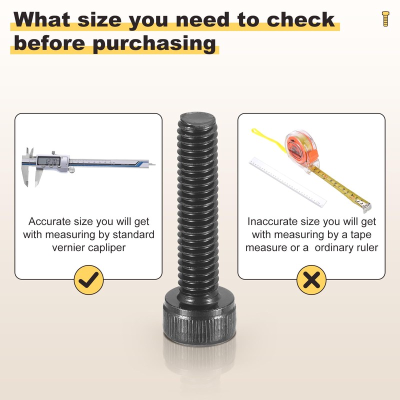 METALLIXITY Socket Head Cap Screws(M6-1x100mm)10Pcs, Carbon Steel Allen Socket Drive
