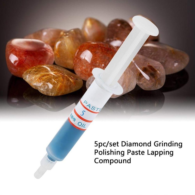 5 x diamond grinding polishing paste W5#2000 for fine grinding