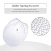 10 Pcs 5 Gallon Paint Strainer Bags, Elastic Top Opening,White