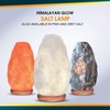 Himalayan Glow Natural White Salt Lamp, Crystal Salt Lamp Night