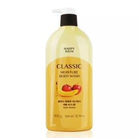Happybath 해피바스 클래식 촉촉한 바디워시 애플 바나나 900g Happybath Classic Moisturizing Body Wash Apple Banana 900g