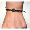 Iconsgr Handmade Christian Orthodox Komboskoini Prayer Rope Bracelet Black with