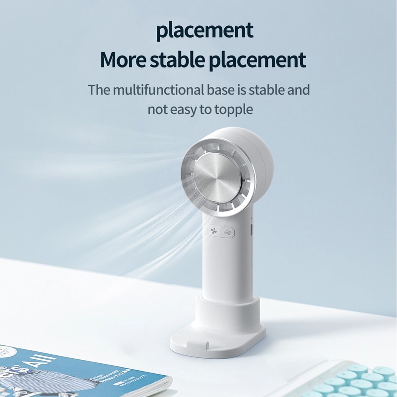 Handheld Fan Portable Electric Cold Compress Cooling Fan USB Rechargeable