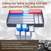 CHAWNIAO Indexable Lathe Turning Tool 21Pcs Kit 5/8" (16mm) Shank,