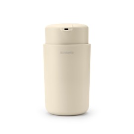 Brabantia - Renew Seifenspender 250 ml - Tropffreier Pumpmechanismus - Einfaches Nachfüllen - Abnehmbare Halterung - Korrosionsbeständig - Stilvolles Accessoire für das Badezimmer - Soft Beige