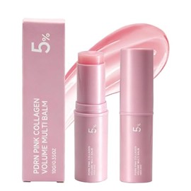 PDRN - Bálsamo múltiple de colágeno rosa con volumen, paquete de 2 unidades, bálsamo hidratante antiarrugas para cara y cuerpo, PDRN bálsamo de volumen de colágeno rosa para debajo de los ojos, cuello