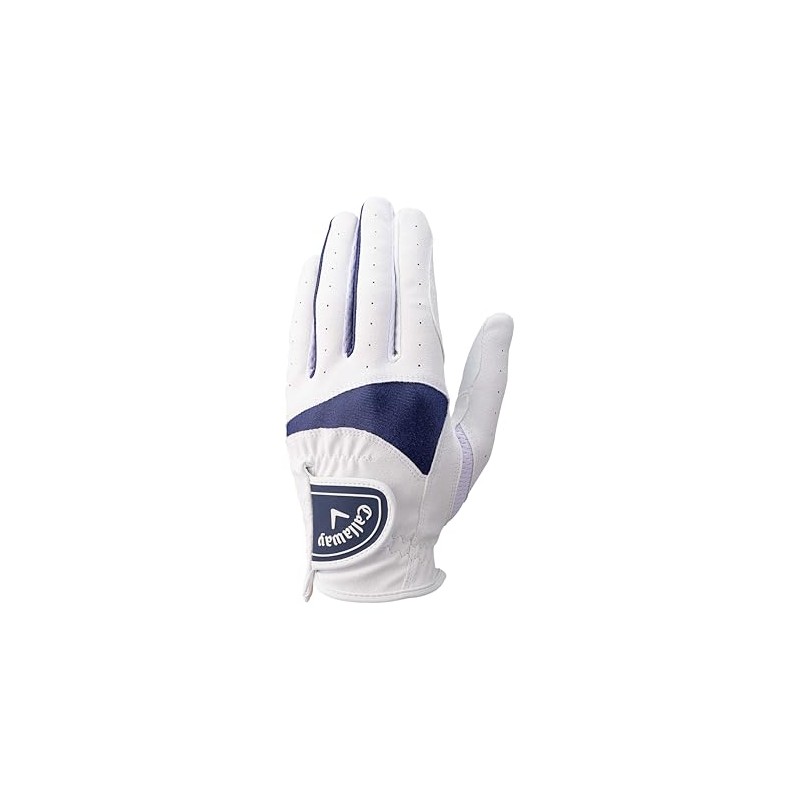 Callaway Solaire Dual WMS WHT/NVY 19 25 Gloves, 7.5 inches