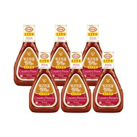 Ken's Steak House Lite Country French with Orange Blossom Honey Dressing (16 Fl Oz (Pack of 6))