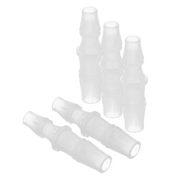 HARFINGTON 5pcs 1/4" to 5/16" Plastic Hose Barb Fitting Metals Splicer