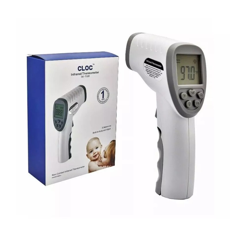 CLOC Infrared Thermometer Forehead NON-CONTACT Instant Readings Baby And Adults