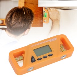 InclinóMetro de Nivel Digital, Mini MedicióN de RáFaga de áNgulo Relativo Digital Base MagnéTica PortáTil Respuesta RáPida para ReparacióN de AutomóViles (Amarillo)