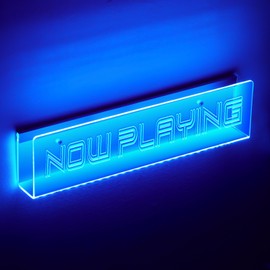 Colingmill 12 Inch Now Playing Vinyl Record Stand Wall Mount Now Playing Record Player Stand 20-Color Acrylic Holder Display for Albums Collection Room Decor, Christmas Gifts for Vinyl Lovers