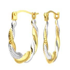 Citerna Women Multicolour Hoop Earrings of Length 1.6cm UER128YW