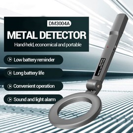 BuyWeek DM3004A Metal Detector, Handheld Metal Detector, Adjustable Sensitivity Metal Detectors with Wrist Strap for Adults Children