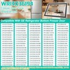 Upgraded WR14X36194 Refrigerator Freezer Door Gasket Compatible with GE Freezer