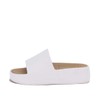Yellow Box Women's Torrey Flatform Sandal, White, Size 8 US
