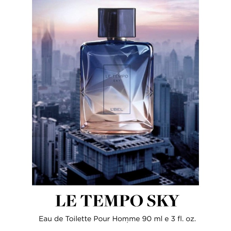 L'Bel Le Tempo Sky para hombre, notas de madera y