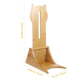 Pet Water Dispenser Rack for Dogs Cats Solid Wood Hanging Drinking Fountain Stand Height Design for Easy Water Change for Home Pet Shops