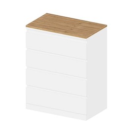 Holzplatte f√ºr Malm Kommode 80,4 x 48,2cm - Deckplatte im Stil Artisan Eiche, Holzbrett