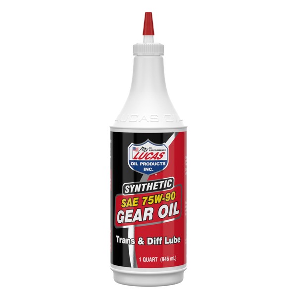 Stens Lucas Oil 10047 SAE 75W-90 Synthetic Gear Oil/Transmission and Differential Lube - 1 Quart