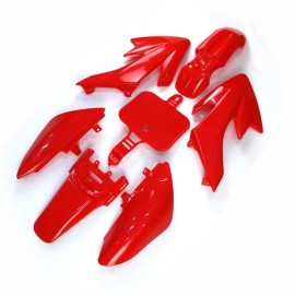 Aftermarket RED Plastic Fender Fairings for Honda CRF50 XR50 CRF XR 50 SDG SSR 107 125 NEW