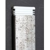 Plastic 1/2 x 1-1/2 inch White Rectangle Tubing Cap, Finishing