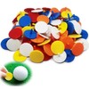 Adhere 50pcs Plastic Golf Ball Position Marker Quarter Size 25mm