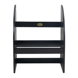 CNZ Audio Black Wooden Amp Stand - Elevate your Sound, Display & Protective your Amp, Sturdy Construction, Vintage Look and Feel for Studio, Stage, Family Room or Basement (19" Black)