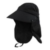 Maruwa Boeki UV Protection Hat, Black, Black