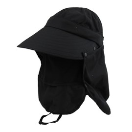Maruwa Boeki UV Protection Hat, Black, Black