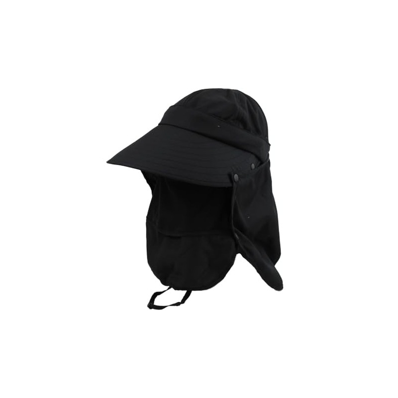 Maruwa Boeki UV Protection Hat, Black, Black