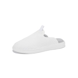 LUSSO CLOUD Pelli Comfort Slide - Unisex, Bright White Lily, 8M/10W