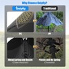 Squirrel Baffle for Bird Feeder Pole - Dynamic Steel Spring-Loaded