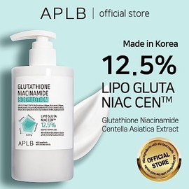 APLB Glutathione Niacinamide Body Lotion | LIPO GLUTA NIAC CEN™ 12.5% 10.14 FL.OZ/Korean Skincare, Long lasting hydration, Revitalize for gentle and improve skin texture