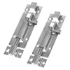 LDEXIN 2Pcs Door Security Slide Latch Lock, 4 inch/100mm Heavy