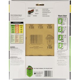 ALI INDUSTRIES 7266 Grit Aluminum Oxide Sanding Sheets, 9" x 11"