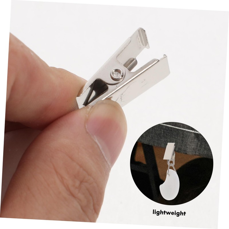 Mikinona 4pcs Marble Tablecloth Weights Clips Moon Shape Design for