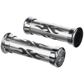 Motorcycle Parts Center-plated custom grip flare black type 903 321