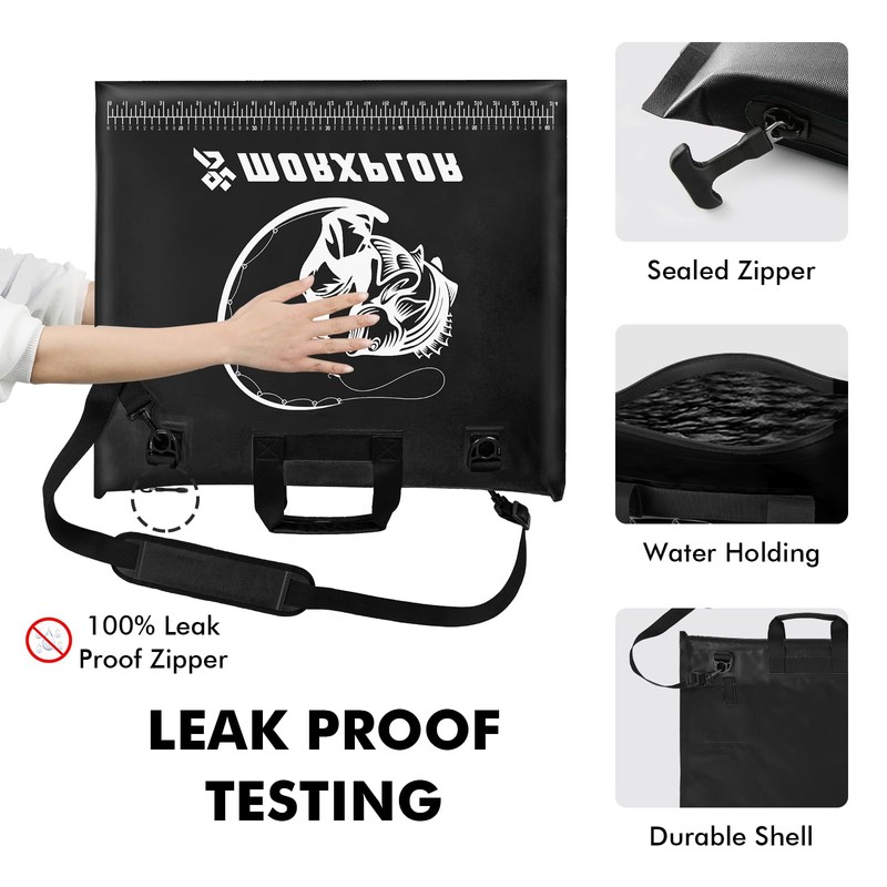 MORXPLOR Fish Tournament Fishing Weigh in Bag 26x23 inches With
