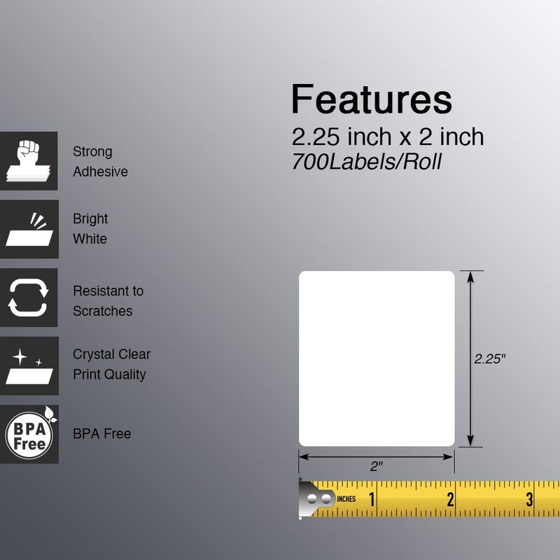 BETCKEY - 2.25" x 2" (57 mm x 51 mm)